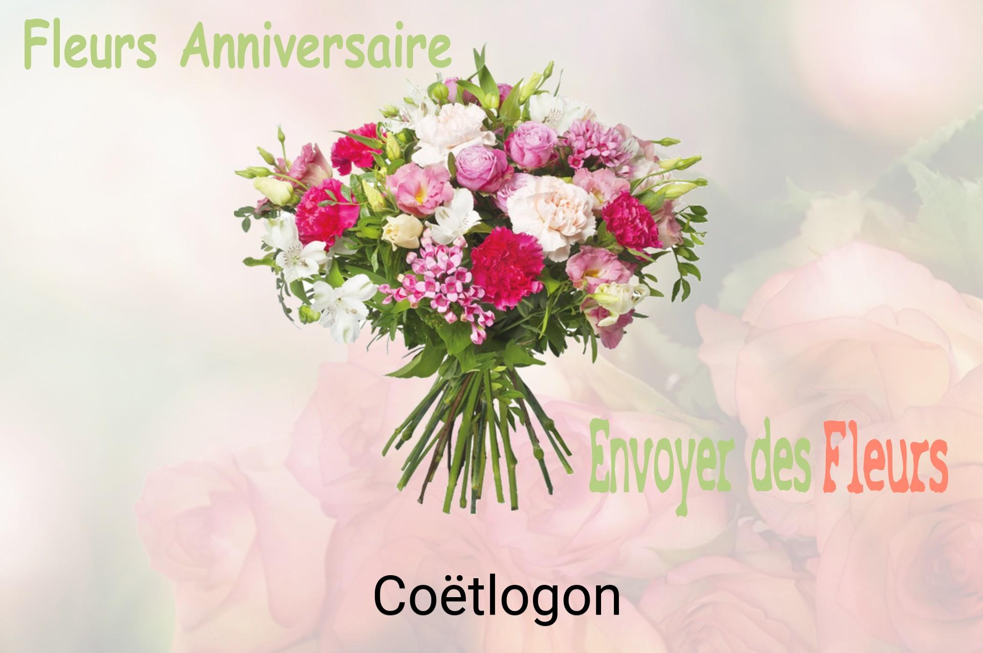 Bouquet de fleurs d’anniversaire livré à Coëtlogon